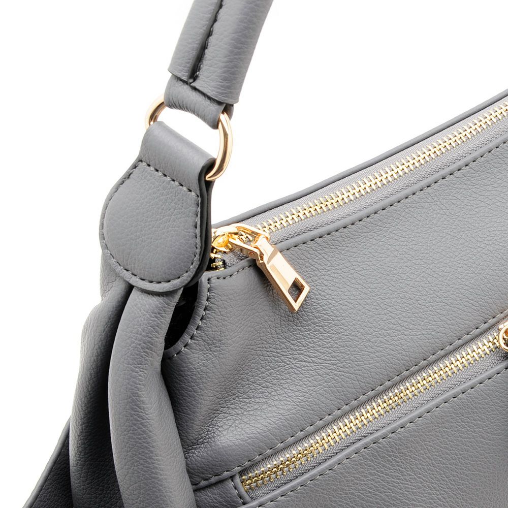 ダブルファスナーポケットワンハンドルバッグ/302460