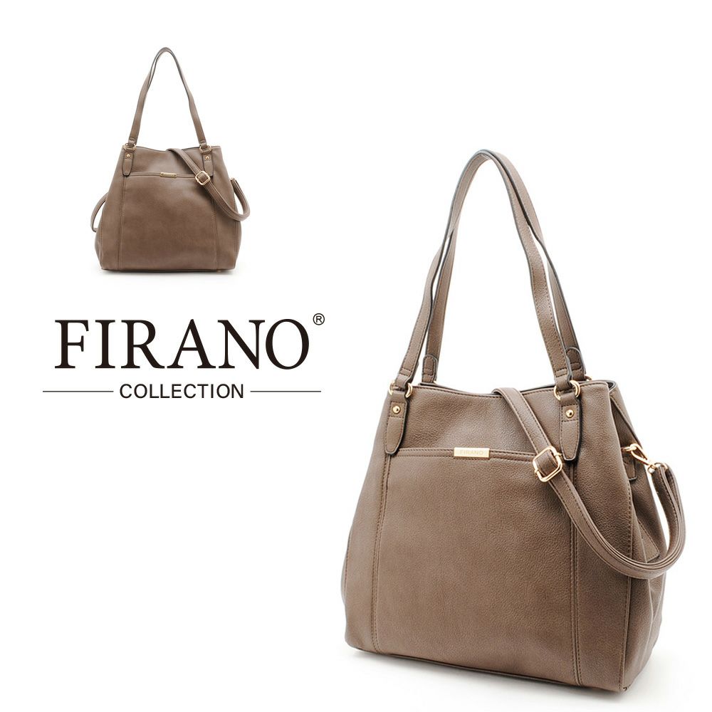 ラウンドファスナー3パートトートバッグ/402456