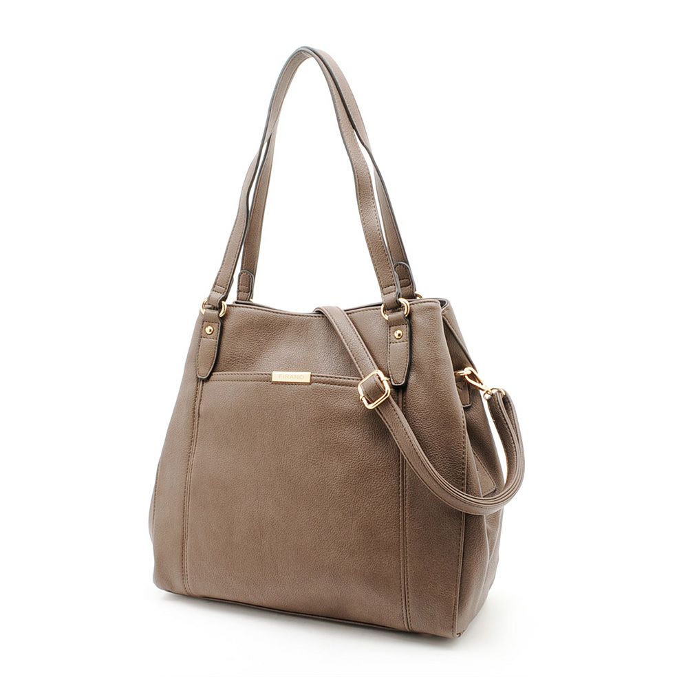 ラウンドファスナー3パートトートバッグ/402456