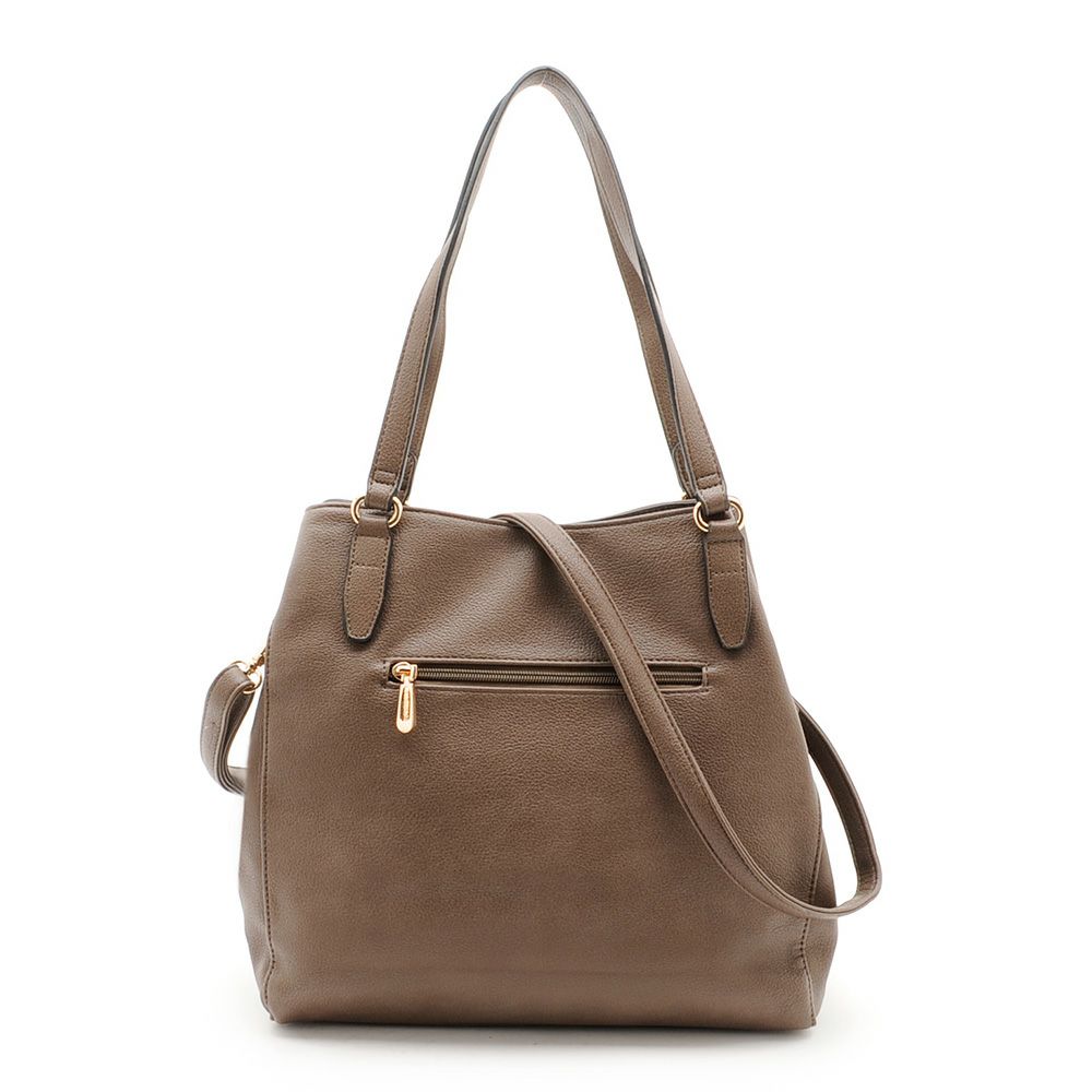 ラウンドファスナー3パートトートバッグ/402456