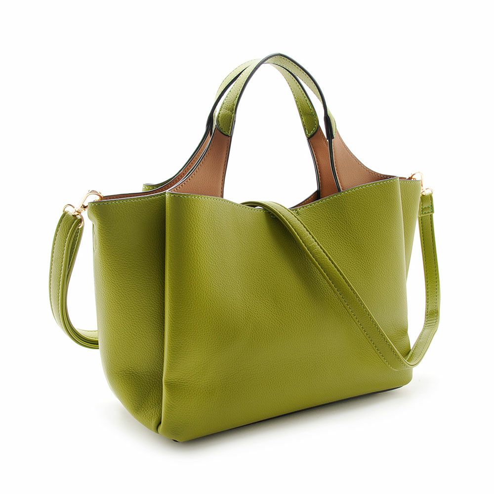 バイカラーハンドルハンドバッグ/A402654