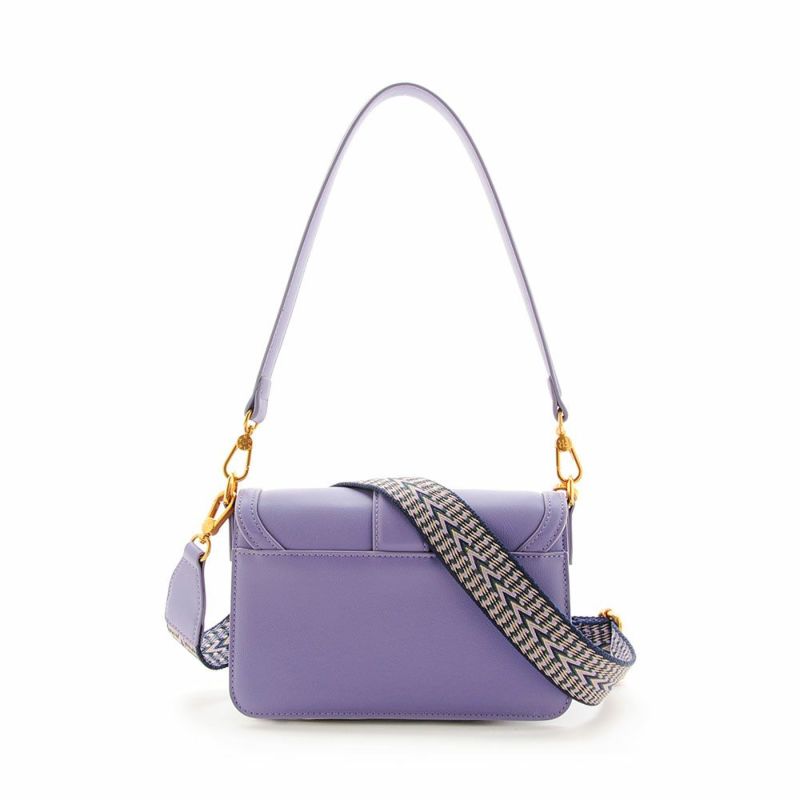 【ELISABETTA FRANCHI】ハンドバッグ ロゴチャーム スクエア ロゴチャームスクエアショルダーバッグ/F402855 | フィラノ公式