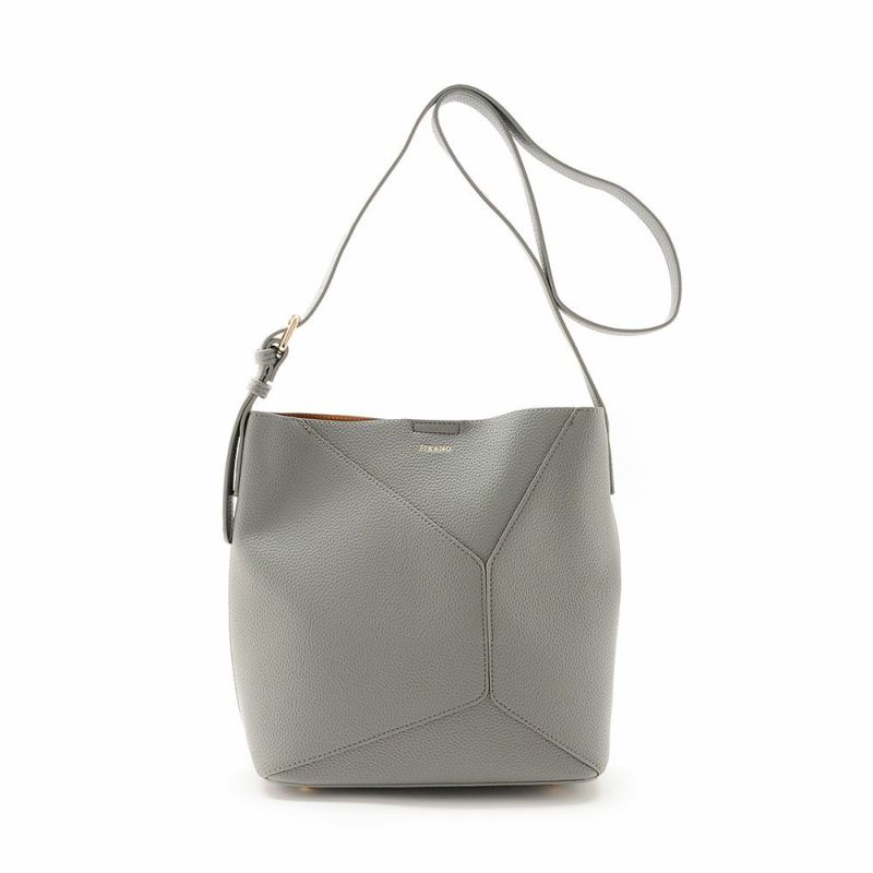 MAISON SAFFRE フィッシャーピンク レザーショルダーバッグ MAISON SAFFRE フィッシャーピンク レザーショルダーバッグ