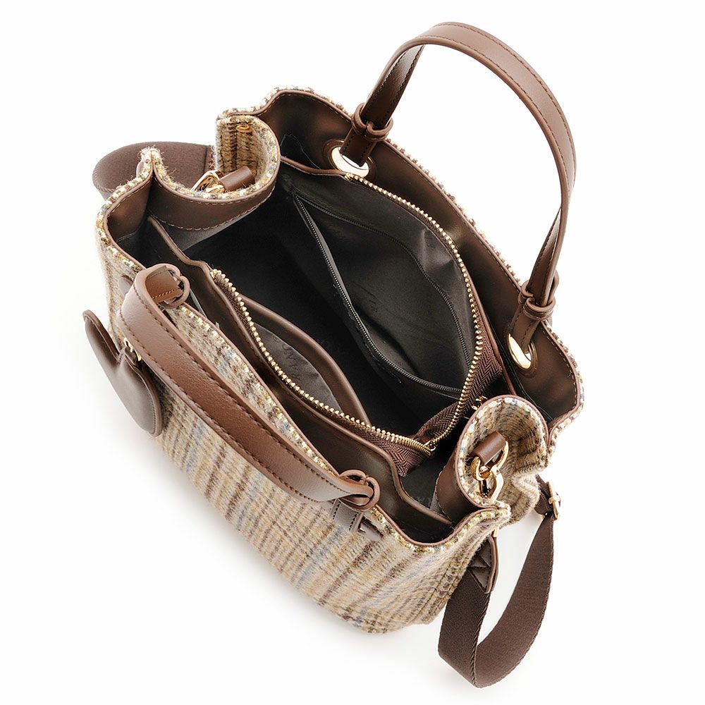 カジュアルシックツイードハンドバッグ/402293 | フィラノ公式