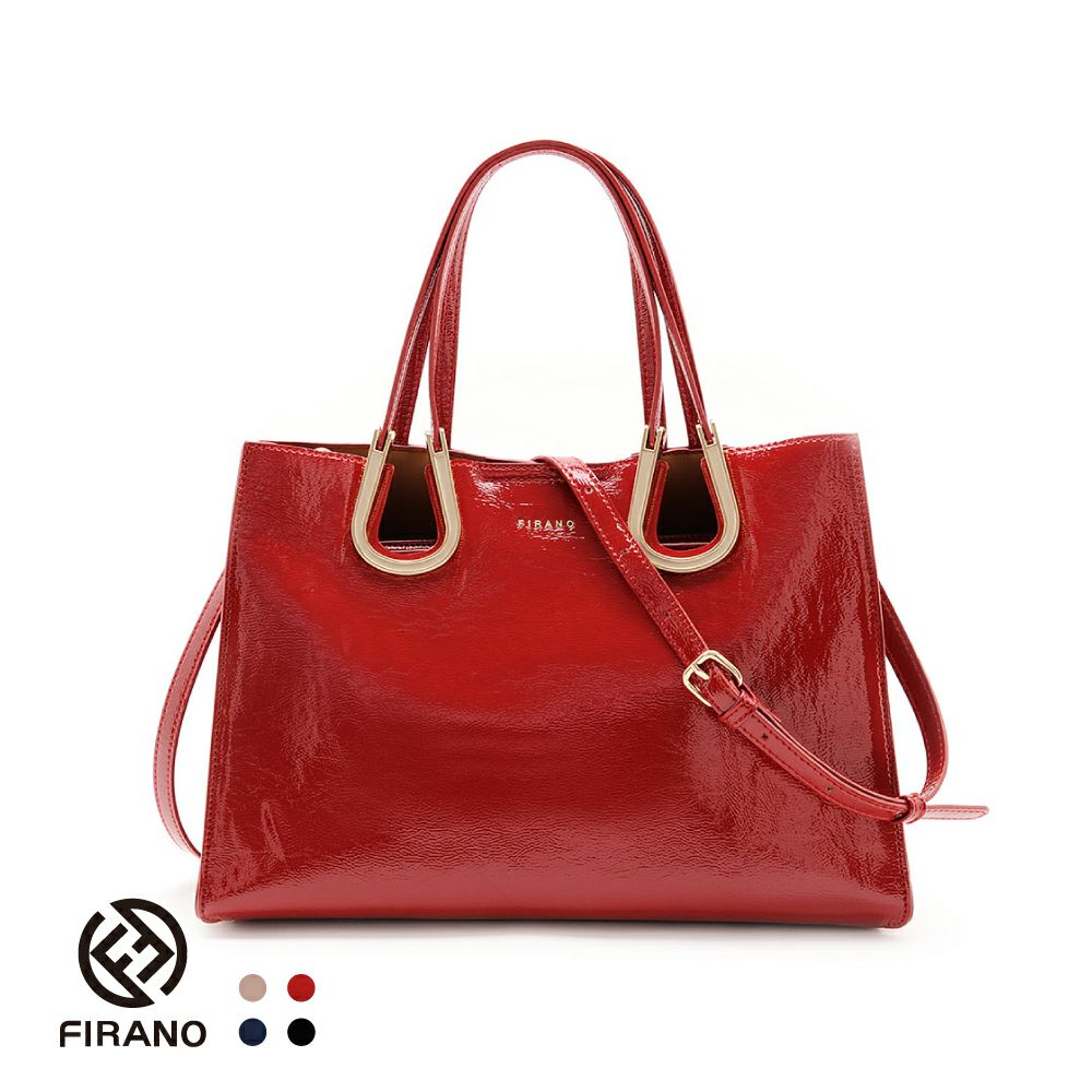 ホースシューエナメルハンドバッグ/403342 | フィラノ公式オンライン